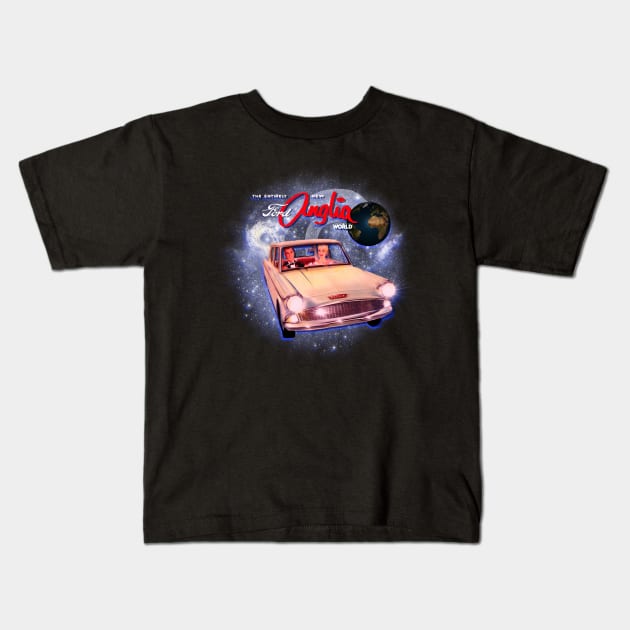 Classic Anglia Poster Kids T-Shirt by MotorManiac